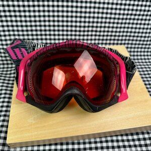 Oakley Crowbar Women's Goggles Pink Zebra Print - Skiing / Snowboarding